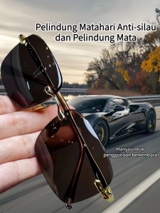 Kacamata Sinar Matahari Pria untuk Mengemudi dan Memancing Kacamata Pelindung Sinar Matahari Wanita untuk Street Style dan Perjalanan Kacamata Sinar Matahari
