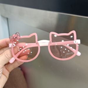 Kính Mát Cho Bé Gái Hình Mèo HelloKitty Dễ Thương