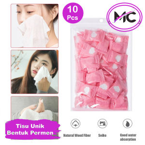Tisu Handuk Mini Permen Portable Tissue Travel Traveling Higienis Murah Praktis Aman Mudah Dibawa dan Disimpan