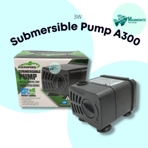 Aquaspeed Submersible Pump A300 Aquarium Small Cycle Filter 3 Watts Fresh Marine Water Tank