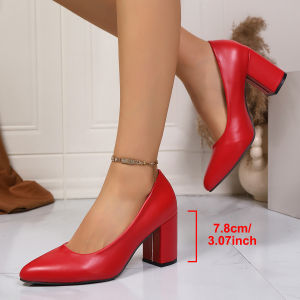 Free Shipping Elegant WomenS Shoes Gentle Style New Spring/Autumn Collection Plus Sizes Available Professional Cat-Heel High-Heeled Work Shoes