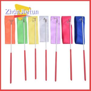 zhanjietun 2m Professional Gym Ribbons Dance Ribbon Rhythmic Art Gymnastic Ballet Streamer