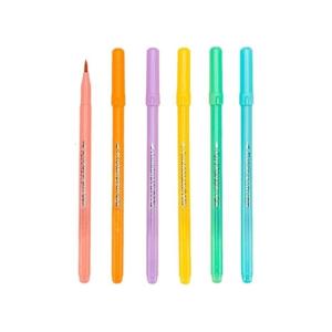 6 Pcs Highlighter Marker Highlighters Set Soft Brush Fluorescent Pen Highlighter Pen Marker Pen for Scrapbook