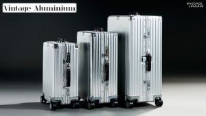 กระเป๋าเดินทาง รุ่น VINTAGE ALUMINIUM อลูมิเนียมHigh-Gradeแท้100%ทั้งใบ [รับประกัน 3 ปี] ของแท้ แบรนด์ BAGGAGE LUGGAGE