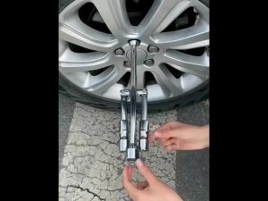 Fast Delivery⚡Forged Hexagon Socket Wrench Auto Repair Hand Tool Folding Cross Sleeve Cross Wheel Wrench