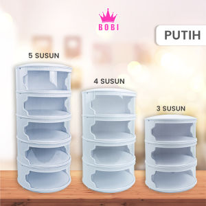 BOBI Shop Tudung Saji Susun Serbagunua - Rak Susun Penyimpanan Makanan - Food Container Display