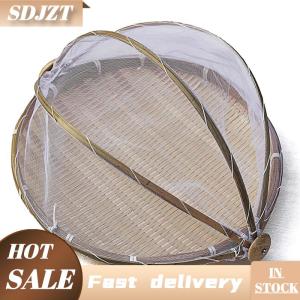 SDJZT Thực phẩm Net Bìa lưu trữ giỏ tay dệt Lều giỏ khay Trái Cây Rau bánh mì giỏ bầu không khí đơn giản Dã Ngoại lưới giỏ