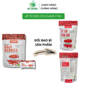 CLaVie Organic Jujube Fruits & Goji Berries Combo Pack - Vegan Gluten-Free Non-GMO - 450g/170g