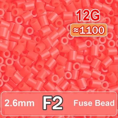 DIY Craft Fuse Beads 2.6mm 1100pcs 96 Colors Refill Soft Perler Beads for Kids & Adults