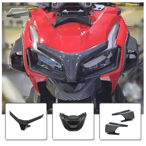 For 2019 2020 2021 2022 Honda ADV 150 adv150 Front Beak Extend Headlight Nose Fairing Cone Cowl Pneumatic Side Winglet Panel