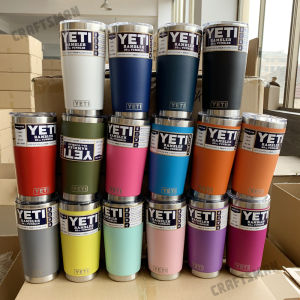 YET I แก้วน้ำ 20oz กระติกน้ำ 20OZ แก้วชนาด 20ออน แก้ว30OZ YT สีพื้นแบบหนา