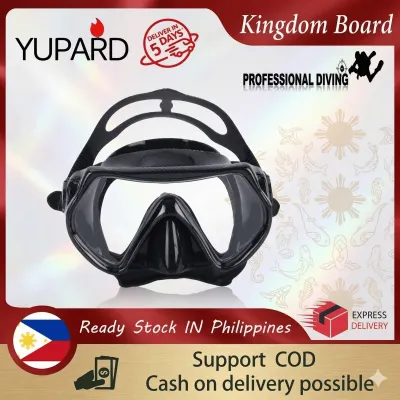 YUPARD Professional Scuba Diving Mask Snorkel Set Anti-Fog Snorkeling Gear for Swimming & Diving