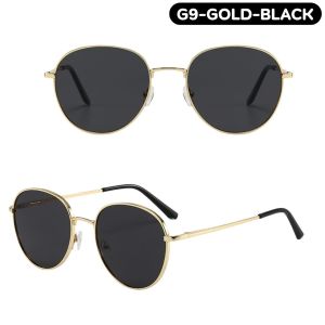 แว่นกันแดด UV400 แว่นตากันแดด เรแบนด์ ทรงหยดน้ำ กรอบโลหะสีทอง แว่นกันแดดคลาสสิก สไตล์วินเทจ แว่นตาแฟชั่น แว่นตา ป้องกันรังสีอัลตราไวโอเลต กรอบเป็นโลหะ