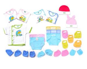 [TẶNG VÒNG DÂU TẰM ] set 22 Món Cho Bé Sơ Sinh cao cấp( 5 áo + 2 nón + 5 tã + 5 đôi bao tay + 5 đôi bao chân)