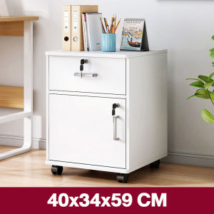 AIBG ตู้เก็บของ ลิ้นชัก100/80cm ตู้เก็บเอกสาร สำนักงาน เก็บอุปกรณ์ มีล้อ เลื่อนได้ Filing cabinet มีหลากหลายสีและรุ่นให้เลือก