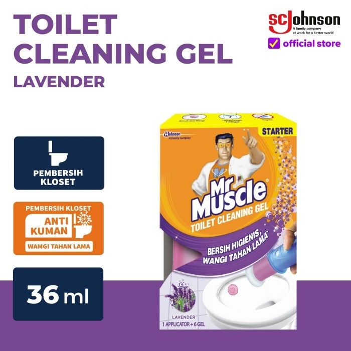 Mr. Muscle Toilet Cleaning Gel Lavender 36ml Lazada Indonesia