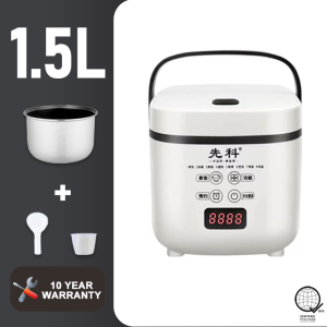 Intelligent timed switch digital display intelligent rice cooker 1.5L mini rice cooker