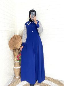 SERINA DRESS WANITA KATUN CRINKLE M L XL