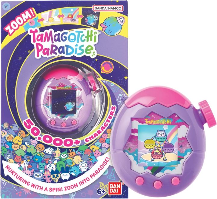 READY STOCK) Bandai Tamagotchi Paradise Digital Pet Purple Sky