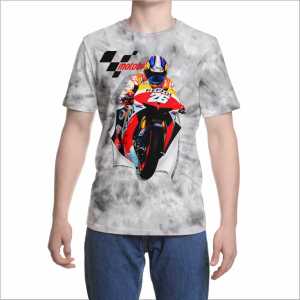 Kaos 3D 3 Dimensi Moto GP Dani Pedr0sa Premium Bangkok Thailand