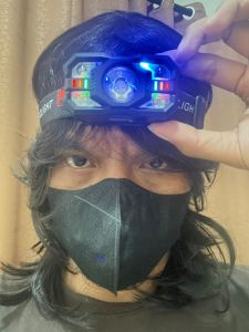 senter kepala super terang anti air model sensor banyak model cahaya