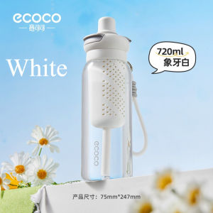 SyokSyok ECOCO Portable Dual Drinking Cup with Filter and Straw High Value Summer Tritan Cup 720ml