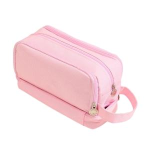 Double Layer Pencil Case Large Capacity Pencil Box Simple Pen Bag School Office Supplies For Students Storage