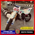 Sarung jok CRF Sarung jok KLX PRINTING WR155 GORDON DTRACKER KTM VIARCROSS kulit jok klx sarung jok crf 150l sarung jok klx Supermoto kulit jok crf sarung jok Supermoto kulit jok trail sarung jok klx gordon kulit jok wr155 ARNOUX PRISMA WHITE BLUE SERIES. 