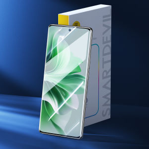 SmartDevil UV phủ keo toàn bộ bảo vệ màn hình cho OPPO Reno 12 Pro Reno 11 Pro OPPO Reno 10 Pro bọc hoàn toàn miếng dán film mềm chống vân tay