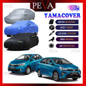 Perodua Bezza Old & New YAMACOVER Single layer 3 Color Car Cover Full Protection Outdoor Waterproof Rain Dust Penutup Kereta Selimut