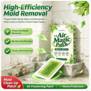 Anti Mould Patch Mold Remover Mugwort Air Purifying Sticker Mildew Remover Odor Eliminator Wardrobe Cabinet Shoe Rack Drawer Closet Home