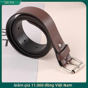 QK FA ✨ 1 cái 100cm da vành đai thời trang thắt lưng Thắt lưng kim loại khóa thắt lưng quần trang trí vành đai quần áo phụ kiện