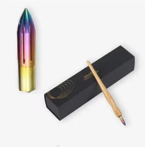 Metal Dip Pens Flat for Head Hand Drawn Comic Creation Watercolor Drawing Hook Line Writing Pen Art Writing Supplies