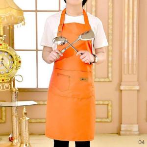 Apron แฟชั่นผ้าใบผ้ากันเปื้อนกันน้ำร้านกาแฟตัดผมผ้ากันเปื้อนทำงานครัวผ้ากันเปื้อนทำอาหาร
