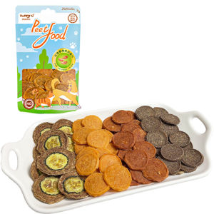 BÁNH THƯỞNG CHO CHÓ FUNNY U VỊ SNACK GÀ KHOAI TÂY BỔ SUNG RAU CỦ CHO THÚ CƯNG GÓI 100GR