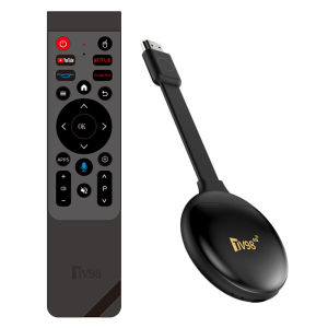 IntelperV380 TV98 ATV X8 Android TV Stick Android 14.0  8K Smart TV Box Support 2.4G / 5G Dual WiFi Bluetooth 5.0 8+128G Allwinner H313 Quad Core Media Player Seta