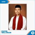 Poster Ustad Abdul Somad Hiasan Dinding Foto UAS Ulama Wall Decor Kayu Frame. 