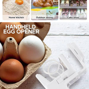Handheld Egg Liquid Filter Opener Egg Opener Egg Separator Tool Egg Shell Cracker Separator Creativity Handheld Egg Opener