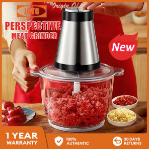 [Ready Stock] Stainless Steel/Glass Meat Grinder Heavy Duty Electric Food Processor Chopper Grinder Meat and Vegetables