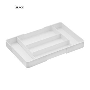 Locaupin Kitchen Racks Organizer Adjustable Cutlery Storage Multi Compartment Tableware Spoon Drawer Cutlery Organizer