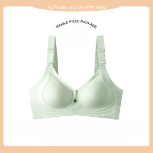 Double Open Button Nursing Underwear Women Pregnancy Period Nursing Period Dual-Use Bra Receiving Side Breast