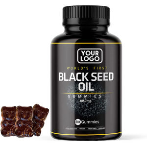 Gummy Bears Straw Seed Nutritious Gummies Black Seed Oil Hair Skin Nutritious Gummies