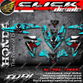 Honda Click 125i / 150i Version 2 Decals / VENOM DESIGN / STICKER FOR MOTORCYCLE PARTS AND ACCESSORIES. 