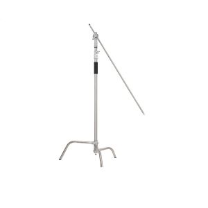 3.2M / 10.5ft Heavy Duty Studio Centry C Stand Detachable Light C-stand with Holding Arm and Line Resizer for Flash Strobe Flag Reflector