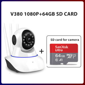 Samsung V380 Pro CCTV Camera Wifi Connect to Cellphon Buy 1 Take 1 Smart Home Night Vision Monitoring Cam Two-way audio Night Vision indoor outdoor set Camera Real-time Monitoring and Alarm CCTV Security Camera