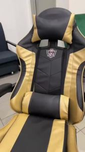 in STOCKZEVA Promotion Ergonomic High Quality PU Leather Gaming Chair Comfortable Computer Office Style Chair