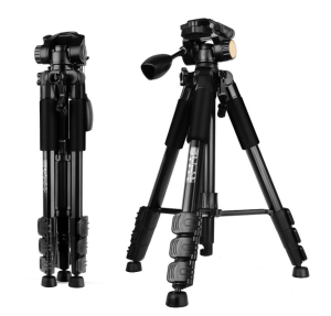 SOMITA Tripod ST-666 Aluminum Alloy DSLR Professional Tripod with Phone Clip Free Bag
