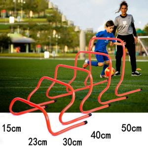 Interiors 5pcs Training Hurdle Frame Bending Hurdle Agile Jumping Ladder Basketball Training Equipment