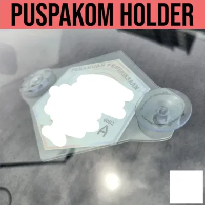 Road Tax Holder Roadtax Sticker RFID Holder Puspakom 4X4 Car Lorry Van Holder 路税贴纸架 Road Tax Kereta