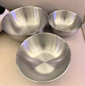 Bộ 3 Thố Inox- Trộn Thực Phẩm